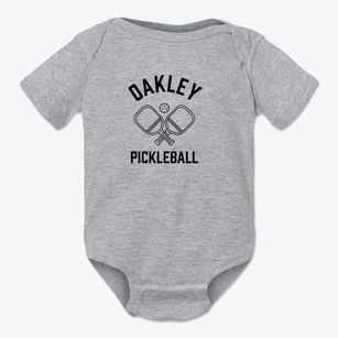 Oakley California Pickleball Baby Onesie