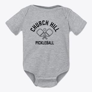 Church Hill Pennsylvania Pickleball Baby Onesie