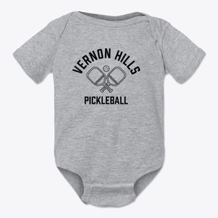 Vernon Hills Illinois Pickleball Baby Onesie