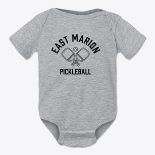 East Marion New York Pickleball Baby Onesie