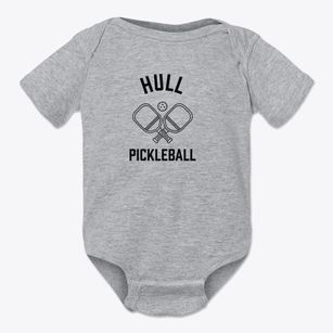 Hull Texas Pickleball Baby Onesie