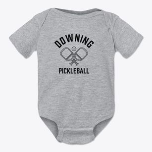 Downing Missouri Pickleball Baby Onesie