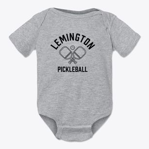 Lemington Vermont Pickleball Baby Onesie
