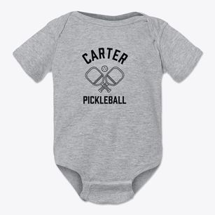 Carter Texas Pickleball Baby Onesie
