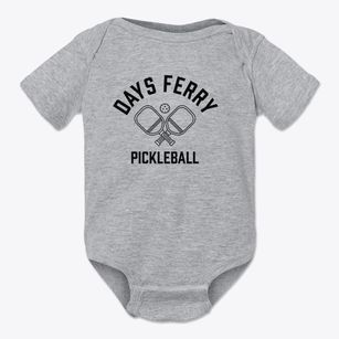 Days Ferry Maine Pickleball Baby Onesie