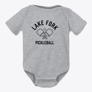 Lake Fork Ohio Pickleball Baby Onesie