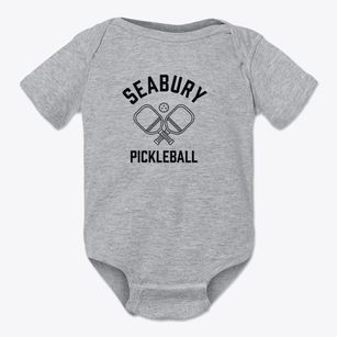 Seabury Maine Pickleball Baby Onesie