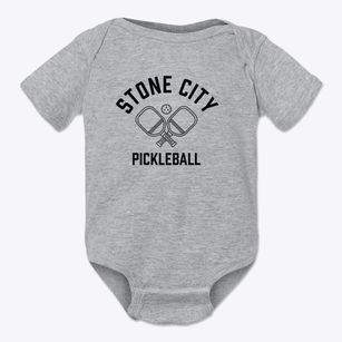 Stone City Colorado Pickleball Baby Onesie