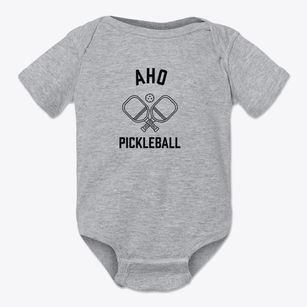 Aho North Carolina Pickleball Baby Onesie