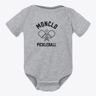 Monclo West Virginia Pickleball Baby Onesie