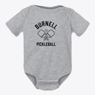 Burnell Texas Pickleball Baby Onesie