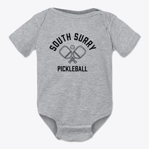 South Surry Maine Pickleball Baby Onesie