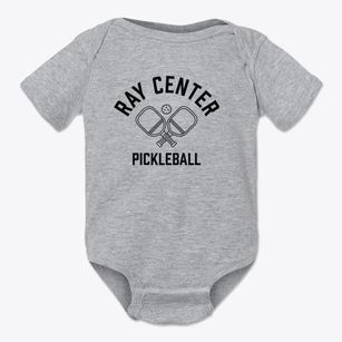 Ray Center Michigan Pickleball Baby Onesie
