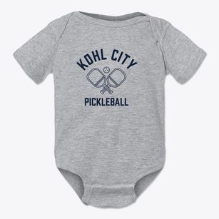 Kohl City Missouri Pickleball Baby Onesie