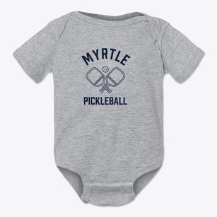 Myrtle Idaho Pickleball Baby Onesie