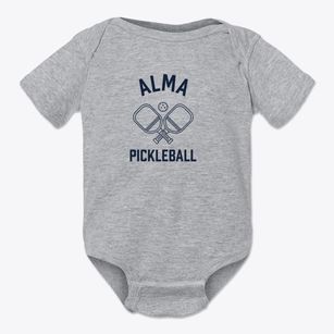 Alma Virginia Pickleball Baby Onesie