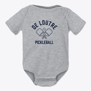 De Loutre Louisiana Pickleball Baby Onesie