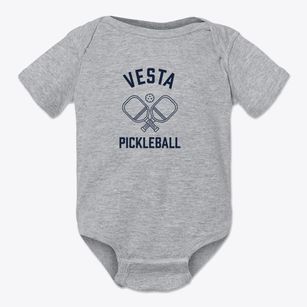 Vesta Arkansas Pickleball Baby Onesie