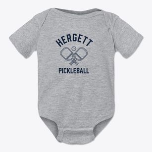 Hergett Arkansas Pickleball Baby Onesie
