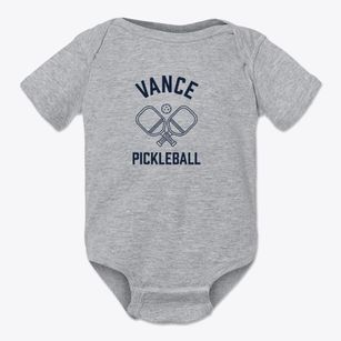 Vance Pennsylvania Pickleball Baby Onesie