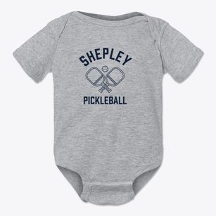 Shepley Wisconsin Pickleball Baby Onesie