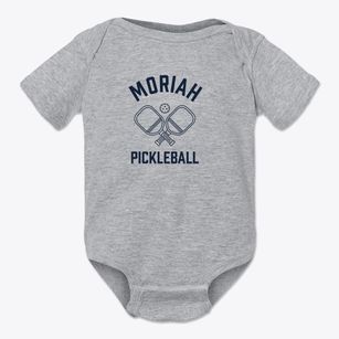 Moriah North Carolina Pickleball Baby Onesie