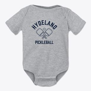 Hydeland North Carolina Pickleball Baby Onesie