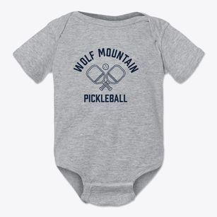 Wolf Mountain North Carolina Pickleball Baby Onesie