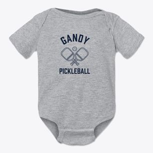 Gandy West Virginia Pickleball Baby Onesie