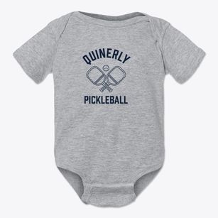 Quinerly North Carolina Pickleball Baby Onesie