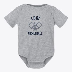 Lodi Wisconsin Pickleball Baby Onesie