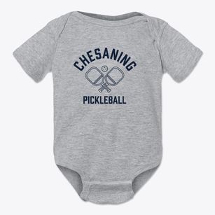 Chesaning Michigan Pickleball Baby Onesie