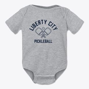 Liberty City Texas Pickleball Baby Onesie