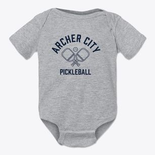 Archer City Texas Pickleball Baby Onesie