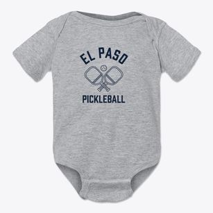 El Paso Texas Pickleball Baby Onesie