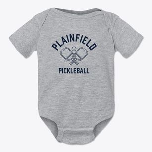 Plainfield New York Pickleball Baby Onesie