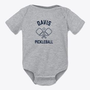 Davis North Carolina Pickleball Baby Onesie