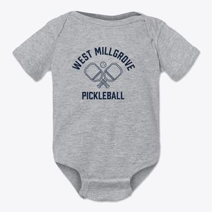 West Millgrove Ohio Pickleball Baby Onesie