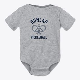 Dunlap Kansas Pickleball Baby Onesie