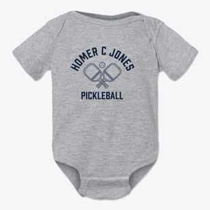 Homer C Jones New Mexico Pickleball Baby Onesie