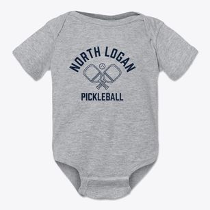 North Logan Utah Pickleball Baby Onesie