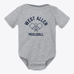West Allen New York Pickleball Baby Onesie