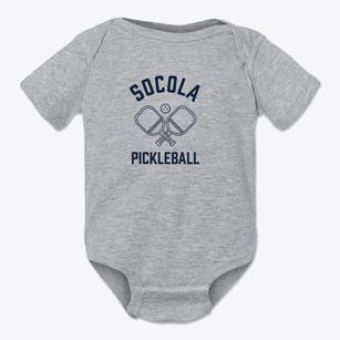 Socola Louisiana Pickleball Baby Onesie