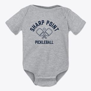 Sharp Point North Carolina Pickleball Baby Onesie