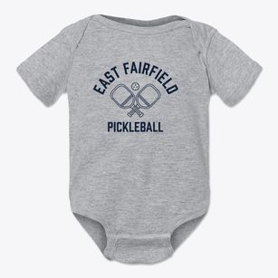 East Fairfield Vermont Pickleball Baby Onesie