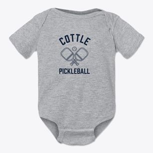 Cottle West Virginia Pickleball Baby Onesie