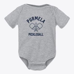 Purmela Texas Pickleball Baby Onesie