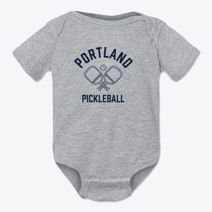 Portland Florida Pickleball Baby Onesie