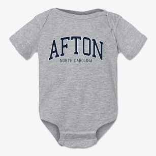 Afton North Carolina Traditional Baby Onesie
