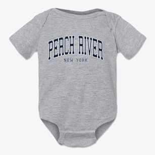 Perch River New York Traditional Baby Onesie